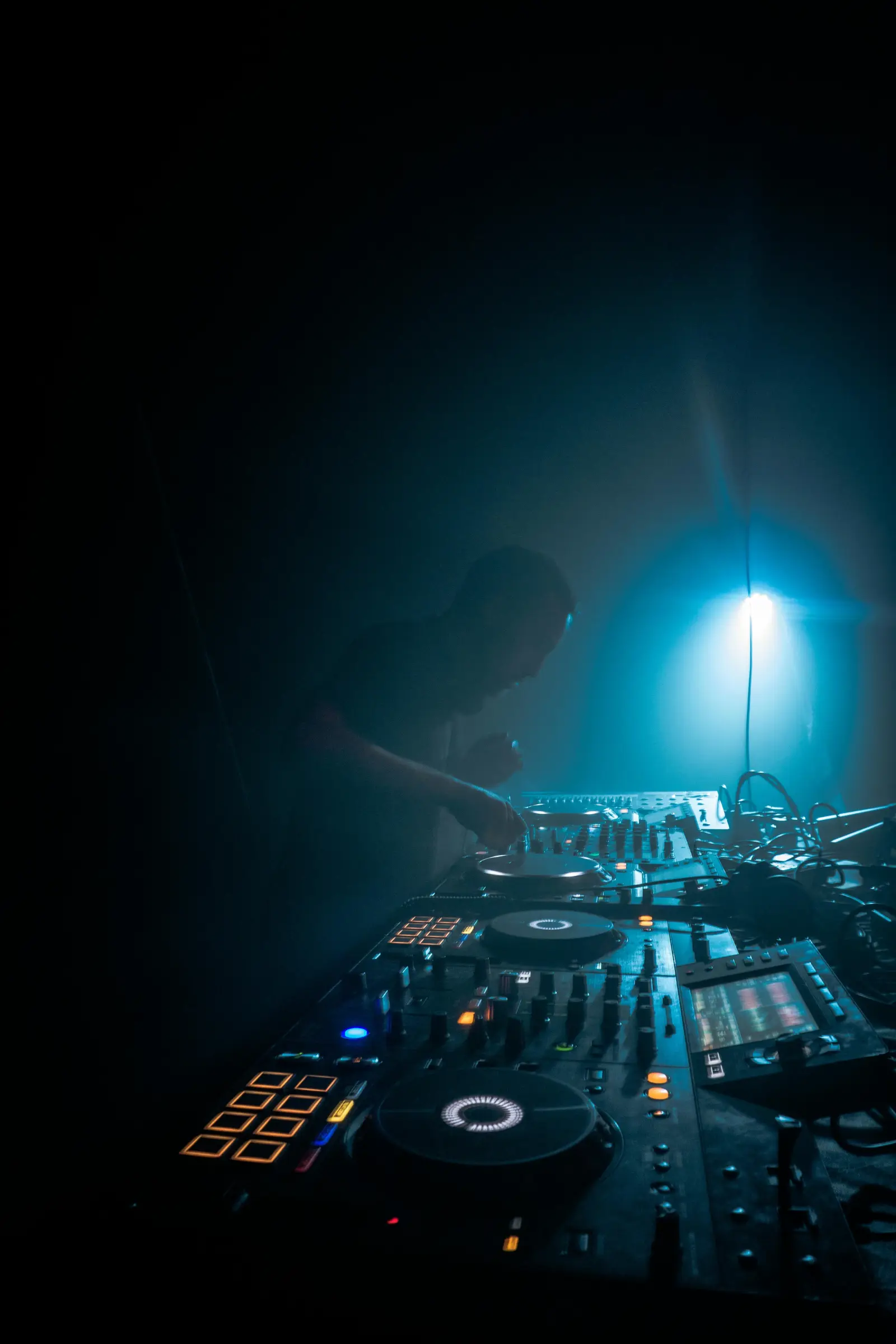 Music producer at work at The Sound Lab