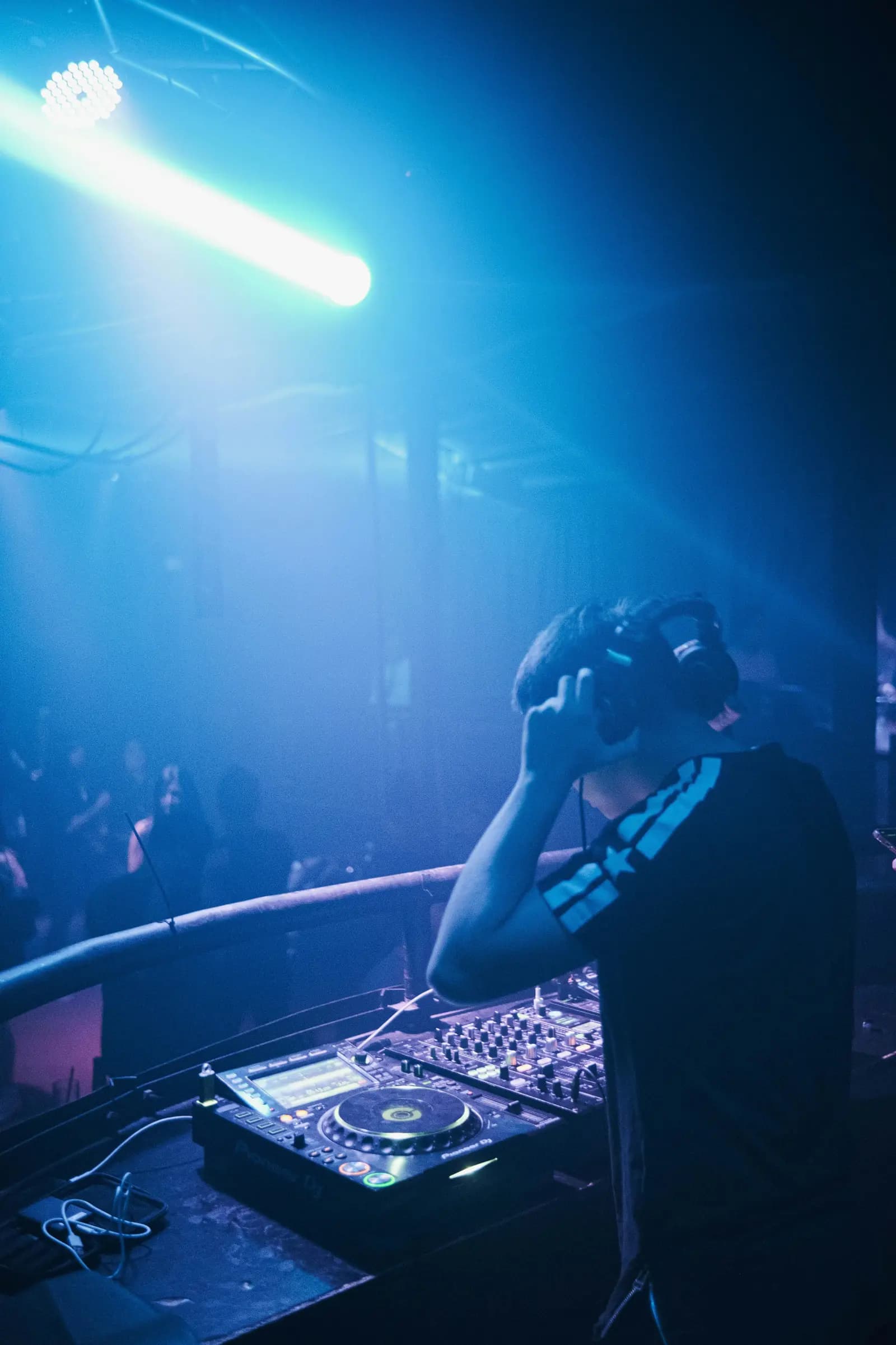 DJ performing at The Sound Lab artist development