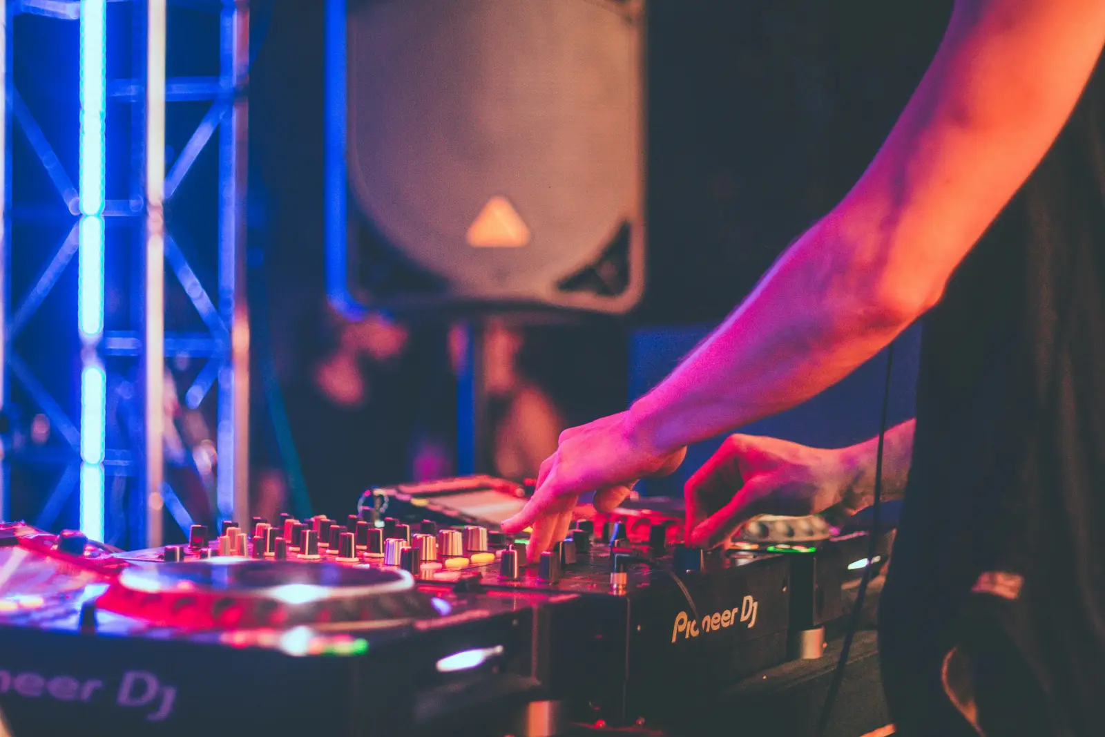 Pioneer CDJ setup for mixdown and mastering at The Sound Lab